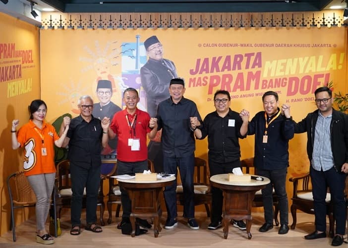 Tim Pemenangan Pramono-Rano Berharap Pasangan Lain Berjiwa Besar