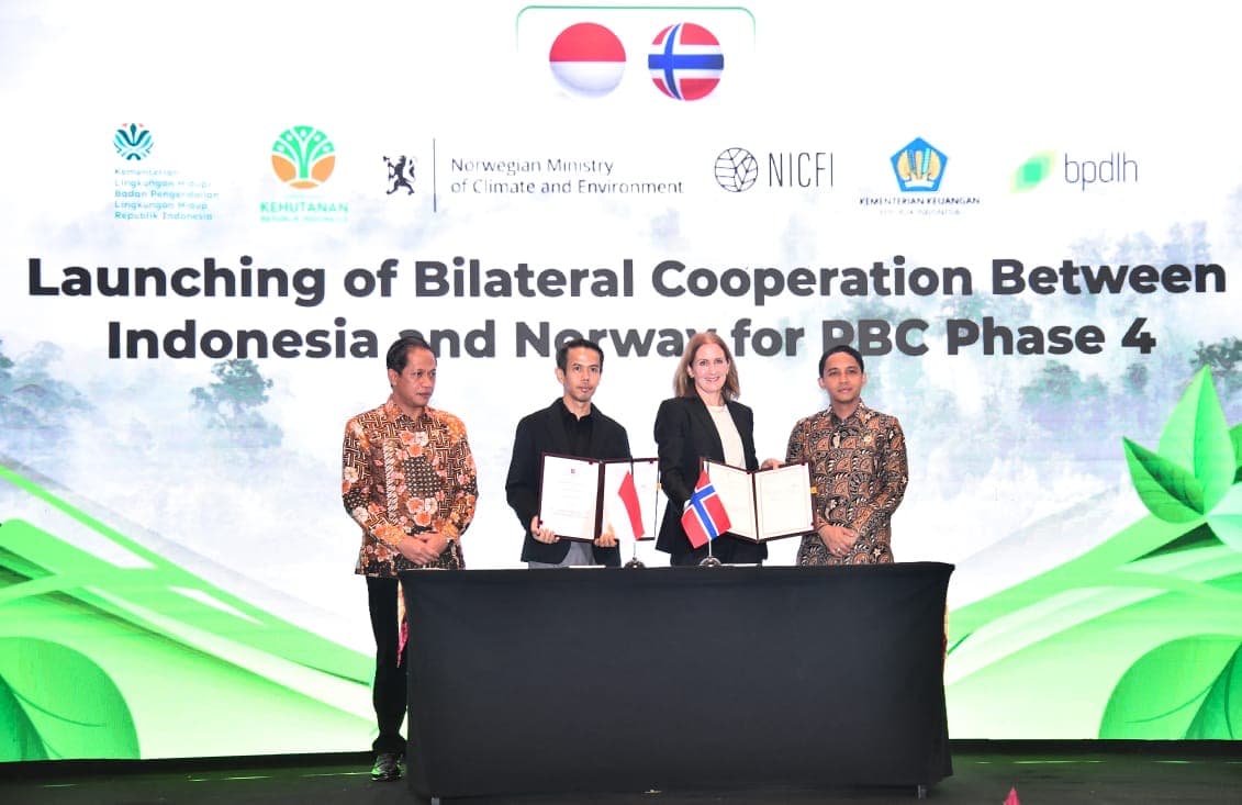 Indonesia-Norwegia Perkuat Aksi Iklim, Luncurkan RBC-4 untuk Kurangi Emisi