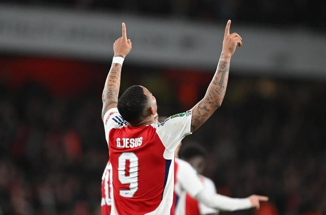 Hasil Piala Liga Inggris: Gabriel Jesus Trigol untuk Arsenal, Newcastle dan Liverpool ke Semifinal