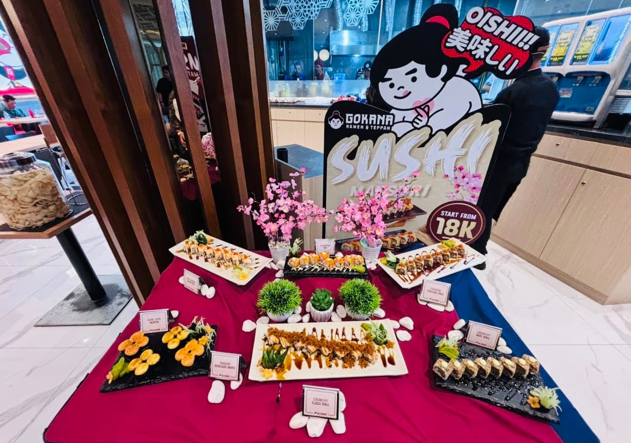 Gokana Rayakan 20 Tahun dengan Promo Rp 1 Miliar dan Menu Baru Sushi Series