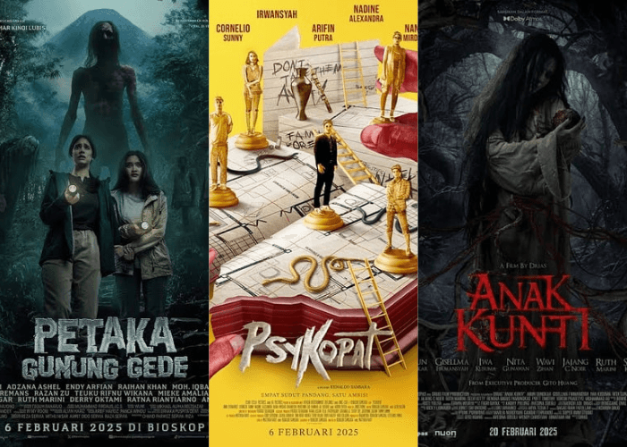 9 Rekomendasi Film Horor Indonesia Tayang di Bioskop Februari 2025, Ada Adaptasi dari Kisah Nyata!