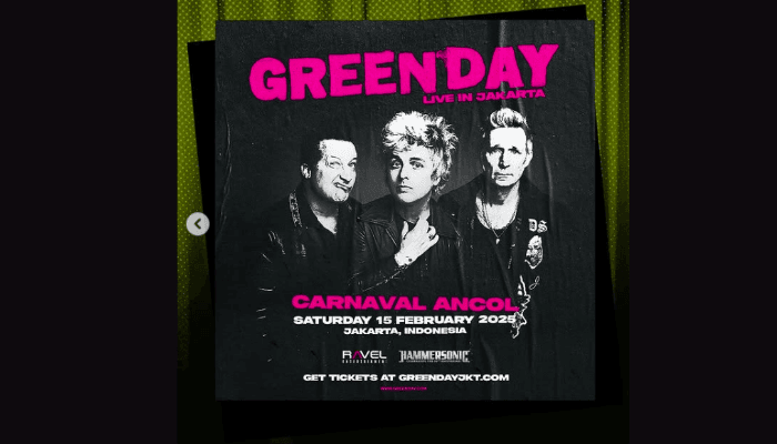 Cek Tiket Konser Green Day di Jakarta! Masih Tersedia untuk 15 Februari 2025?