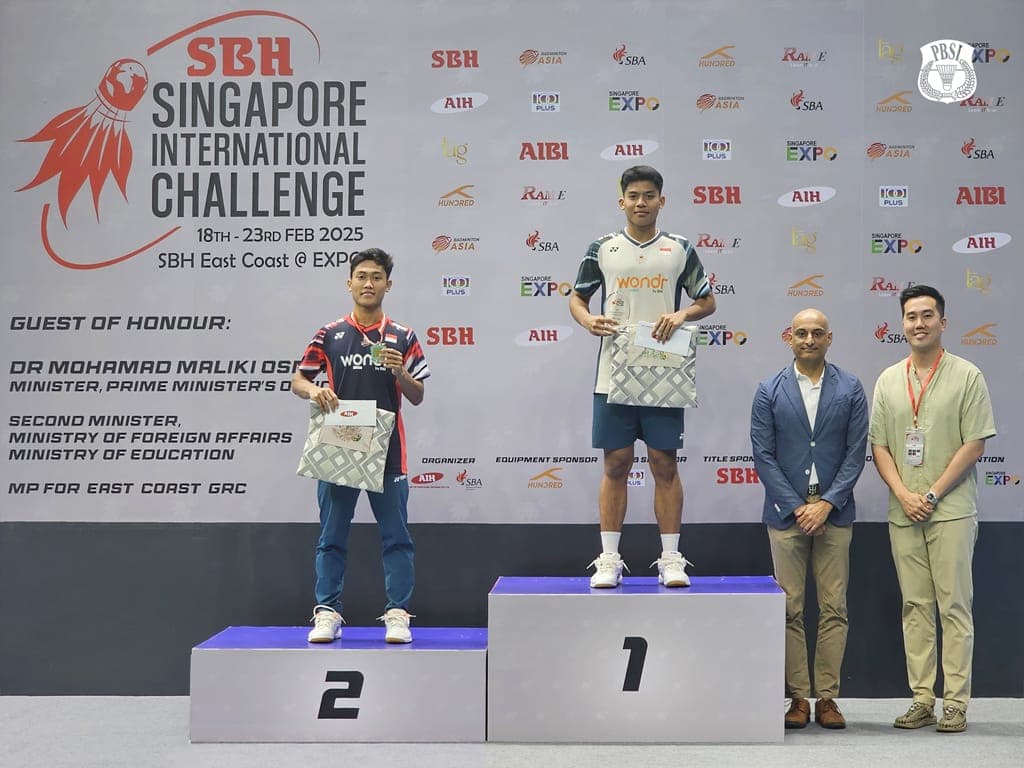 Merah Putih Boyong 4 Gelar dari Singapore International Challenge, All Indonesian Final di Tunggal Putra