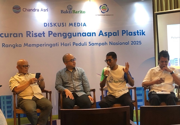 Aspal Plastik Solusi Kelola Sampah dari Chandra Asri Group untuk Infrastruktur Berkelanjutan