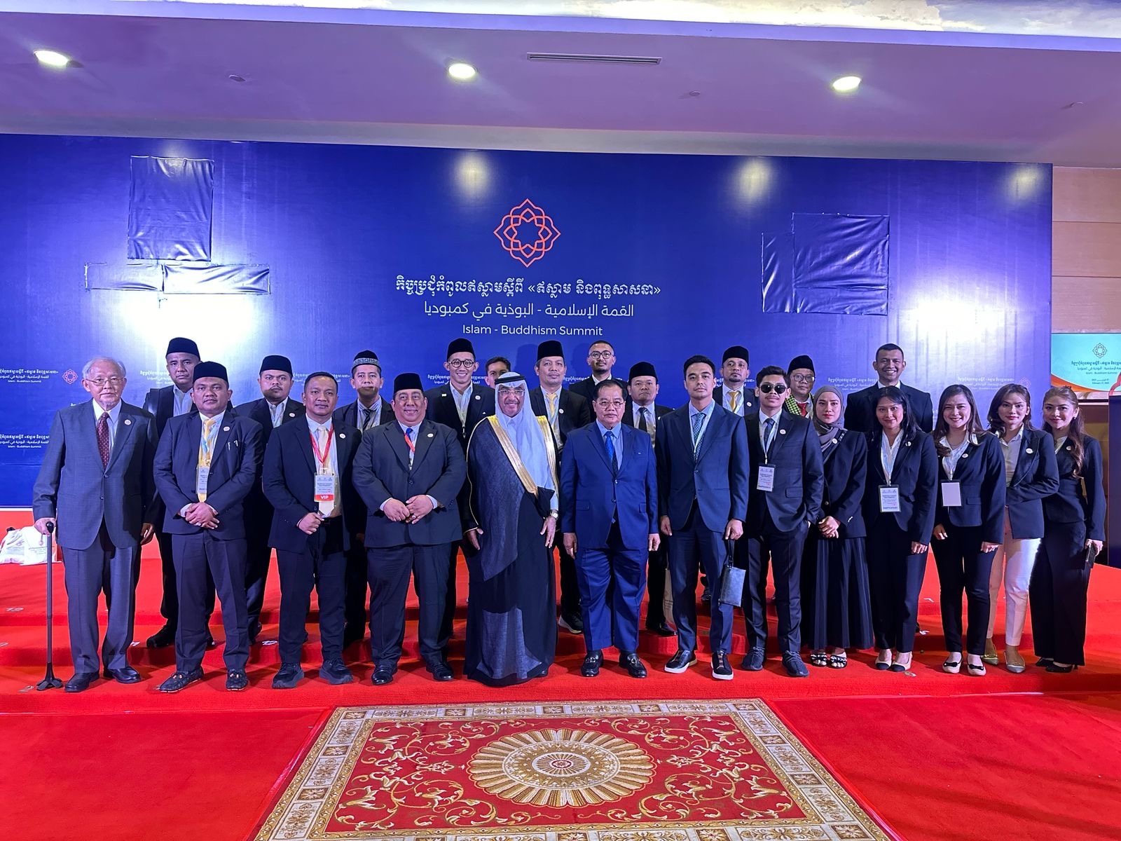 Said Aldi Al Idrus Pimpin Delegasi PP AMPG di Forum Islam-Buddha Dunia di Kamboja