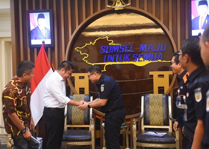 Gubernur Herman Deru Apresiasi PT KAI Mendorong Pertumbuhan Ekonomi Sumsel Melalui Pengembangan Infrastruktur Jalur KA Logistik