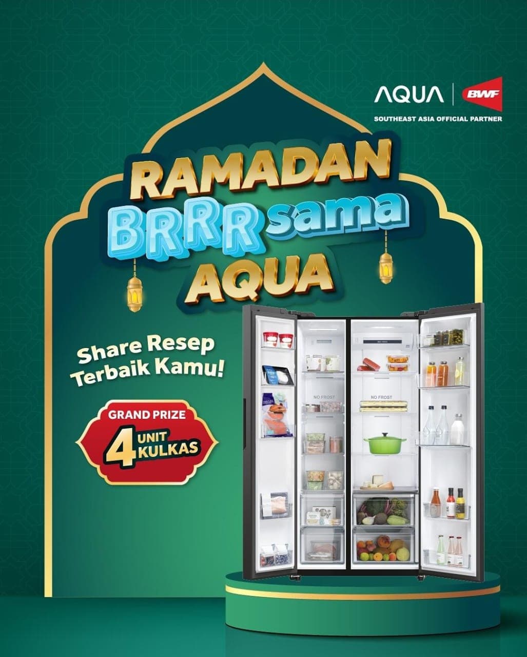Seru Banget, Aqua Elektronik Hadirkan Program 'Ramadan BRRRsama Aqua'