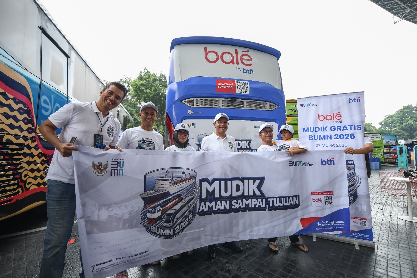 BTN Lepas 1.000 Pemudik dalam Program Mudik Gratis 2025