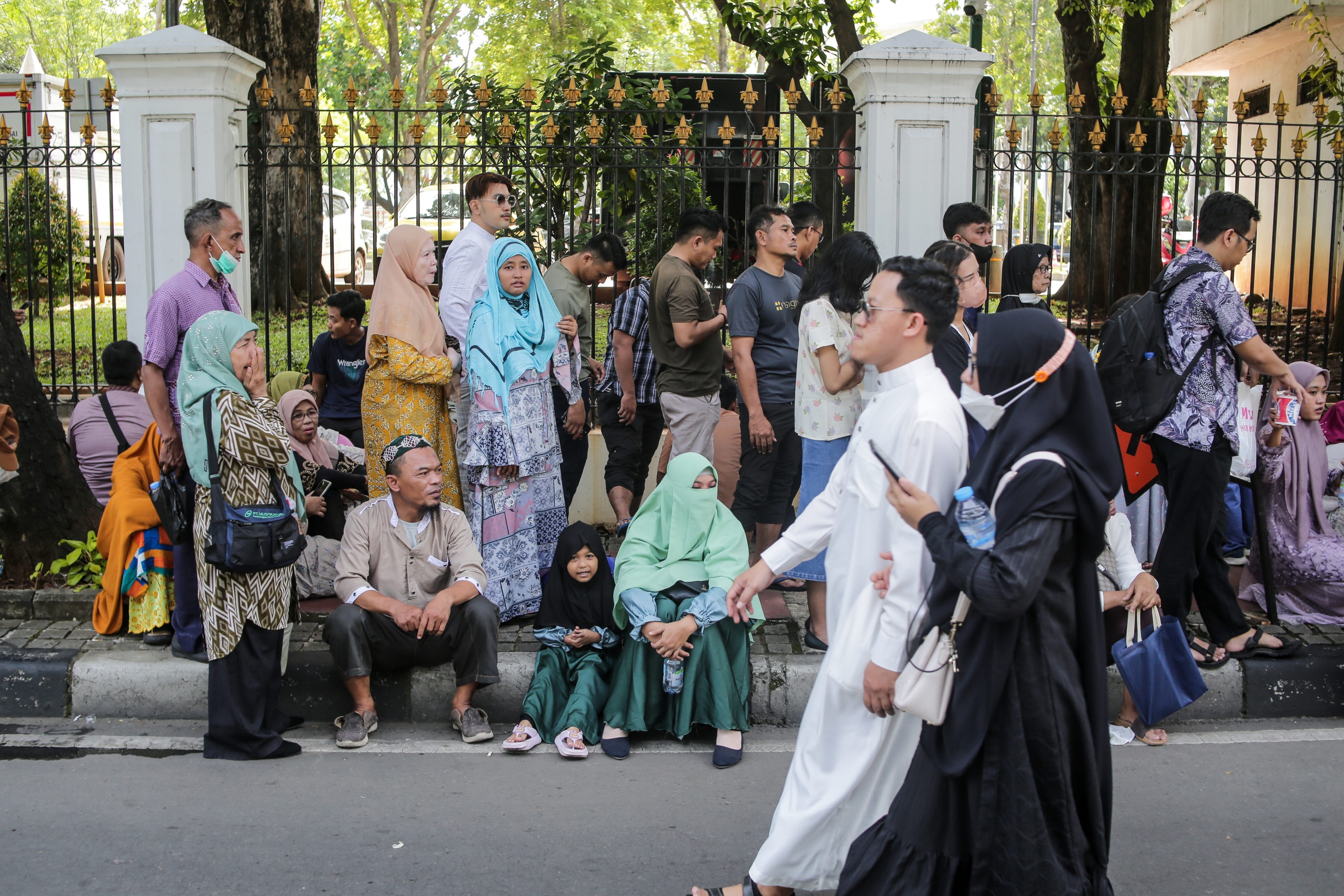 Pengemudi Ojek Online Antusias Hadiri Halal Bihalal di Istana dan Bertemu Prabowo