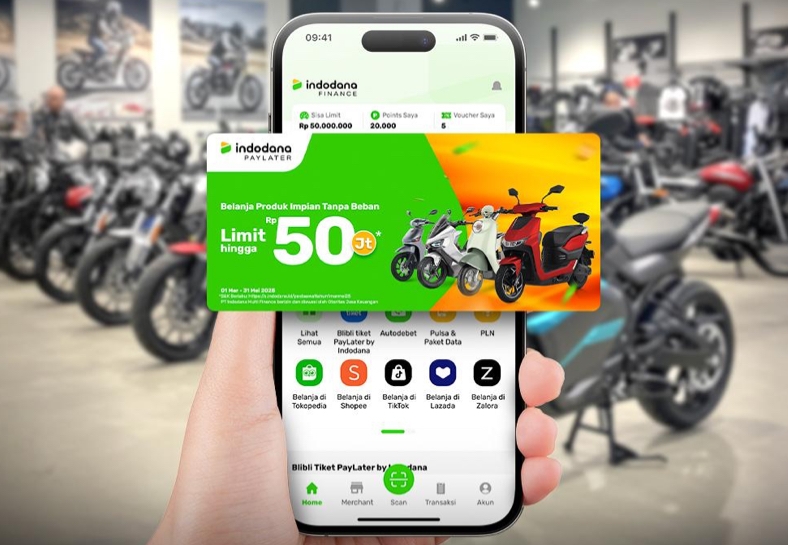 Indodana Luncurkan Green Financing untuk Dukung Pembelian Motor Listrik Ramah Lingkungan