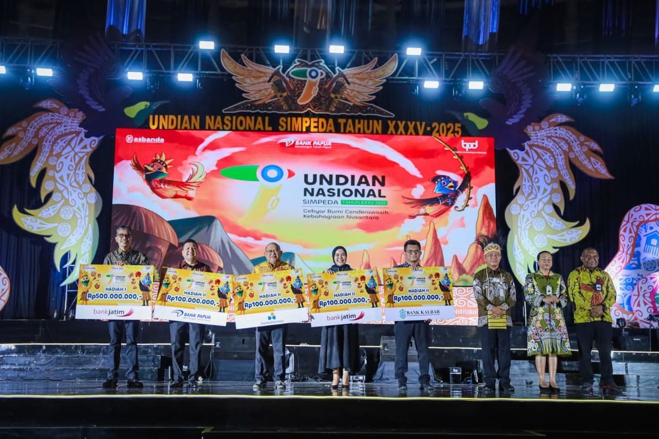 Undian Tabungan Simpeda 2025: Asbanda dan Bank Papua Bagi-bagi Hadiah Total Rp3 Miliar