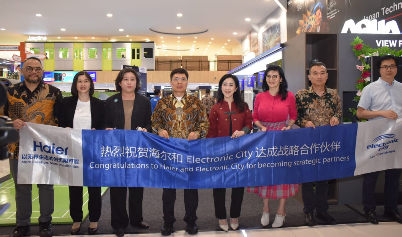 Haier Indonesia dan Electronics City Indonesia Jalin Kemitraan Strategis