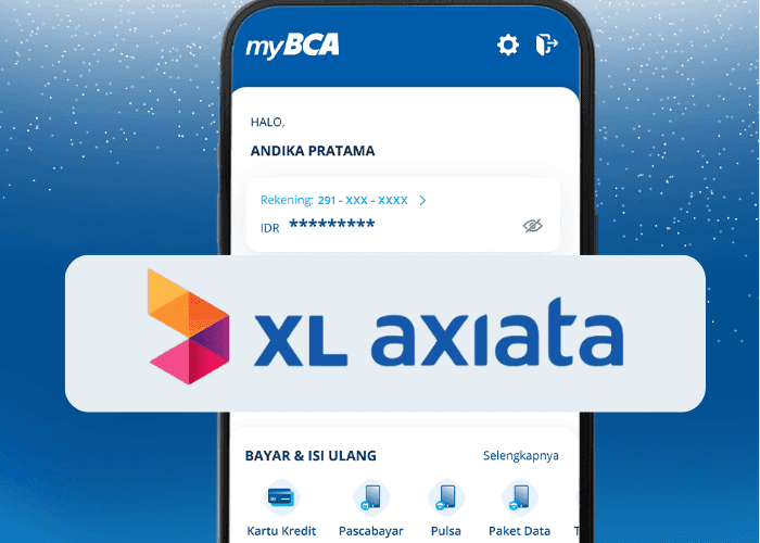Cara Beli Pulsa XL Melalui MyBCA, Livin Mandiri, dan BRImo