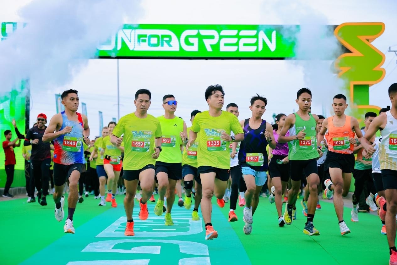 Run For Green Meriahkan Pemberian Sertifikasi Lingkungan Biru di Indonesia Morowali Industrial Park