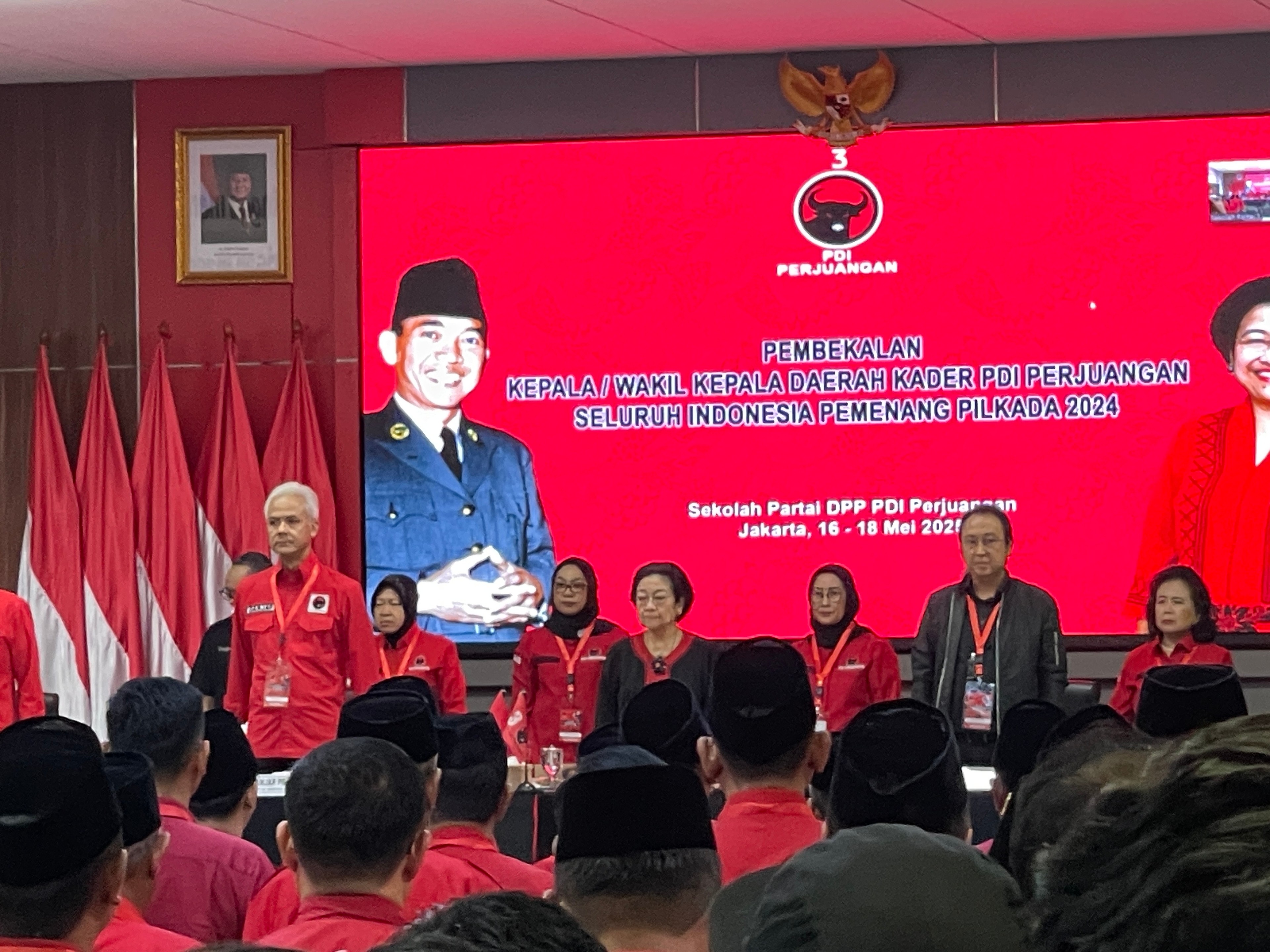Megawati Pimpin Pelatihan Kepala Daerah PDIP, Dihadiri Ganjar hingga Tri Rismaharini