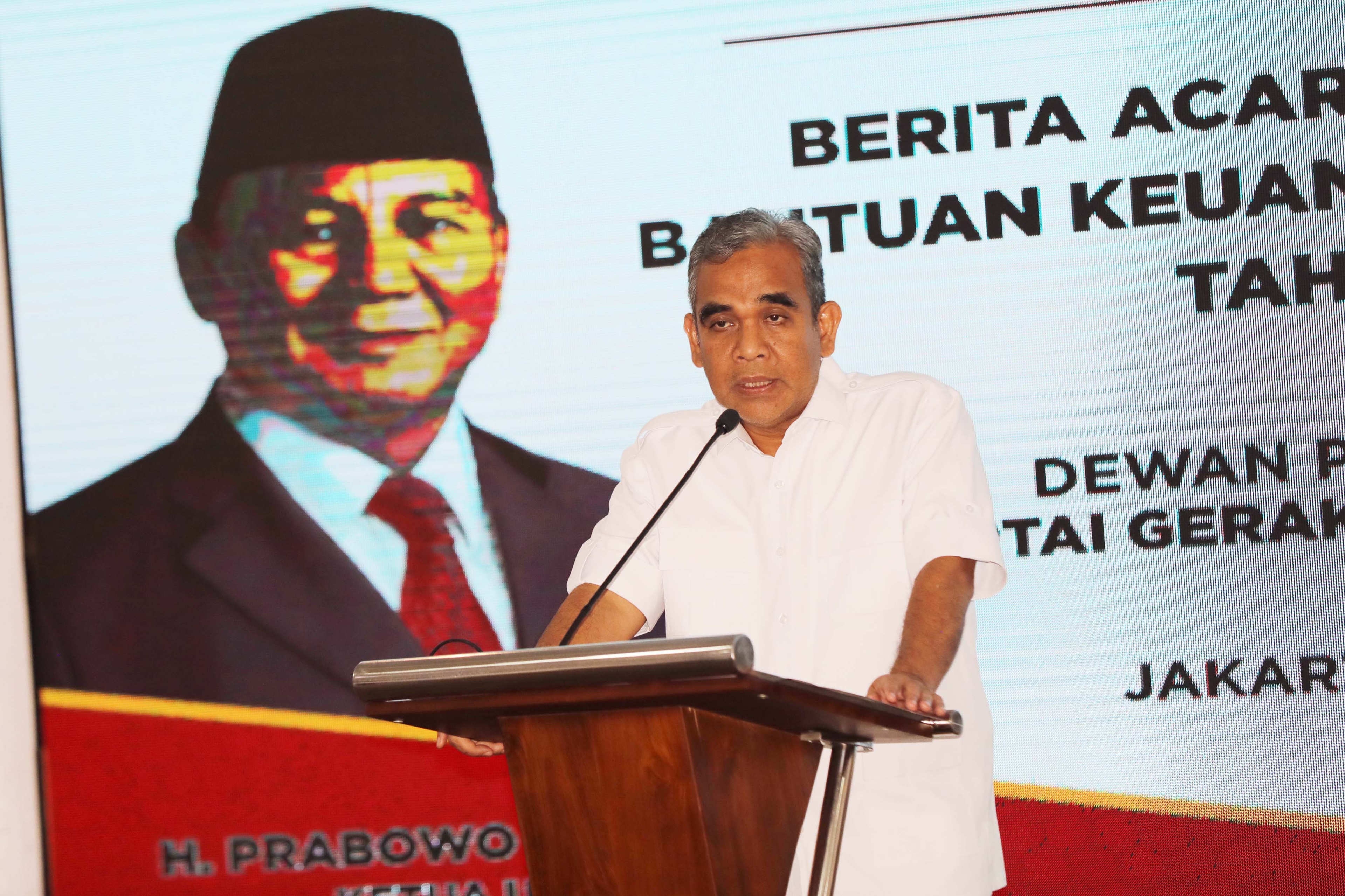 Gerindra Apresiasi Instruksi Megawati untuk Dukung Pemerintahan Prabowo