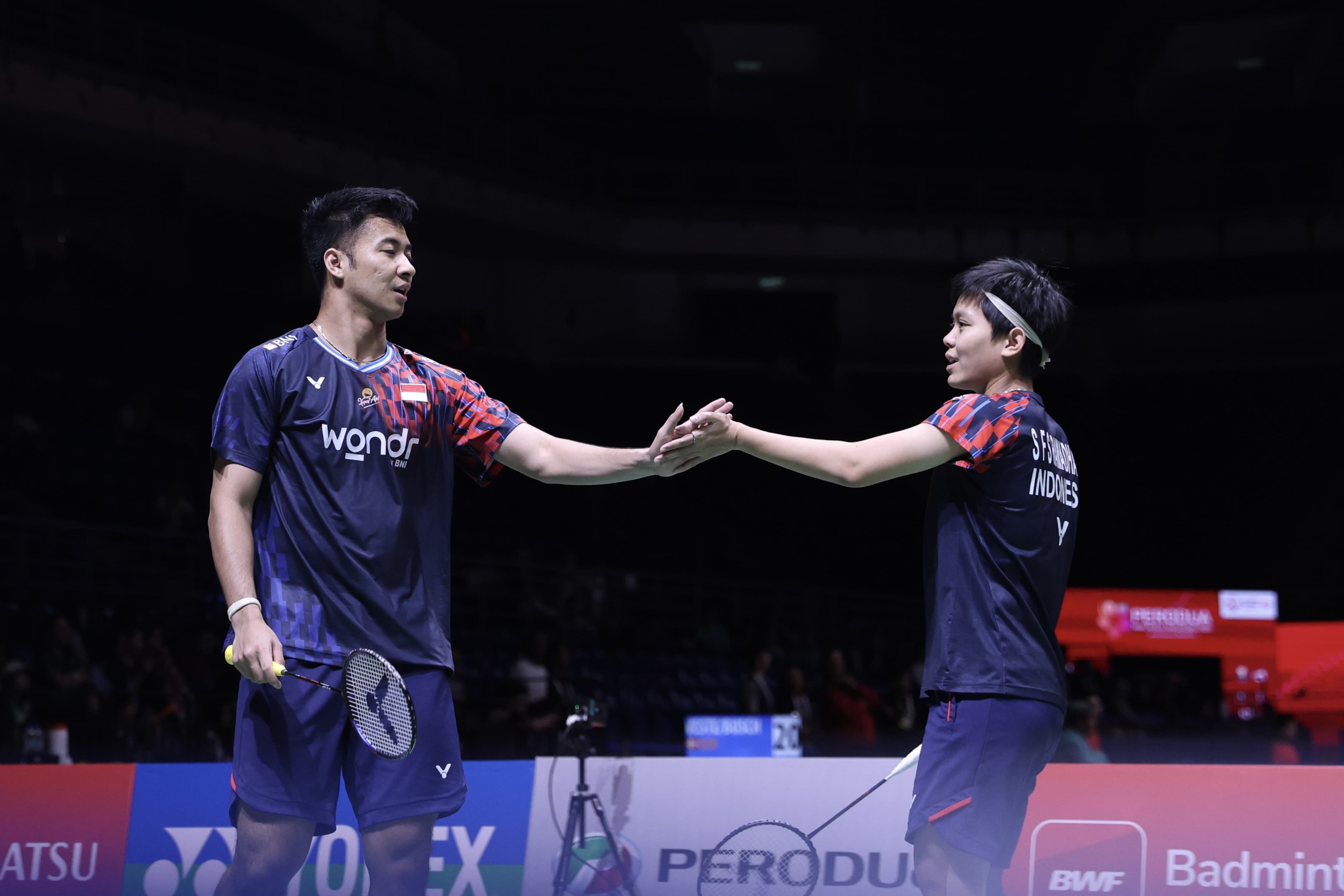 Malaysia Masters: Dejan/Fadia Lolos dengan Susah Payah, 3 Wakil Ganda Campuran ke 16 Besar