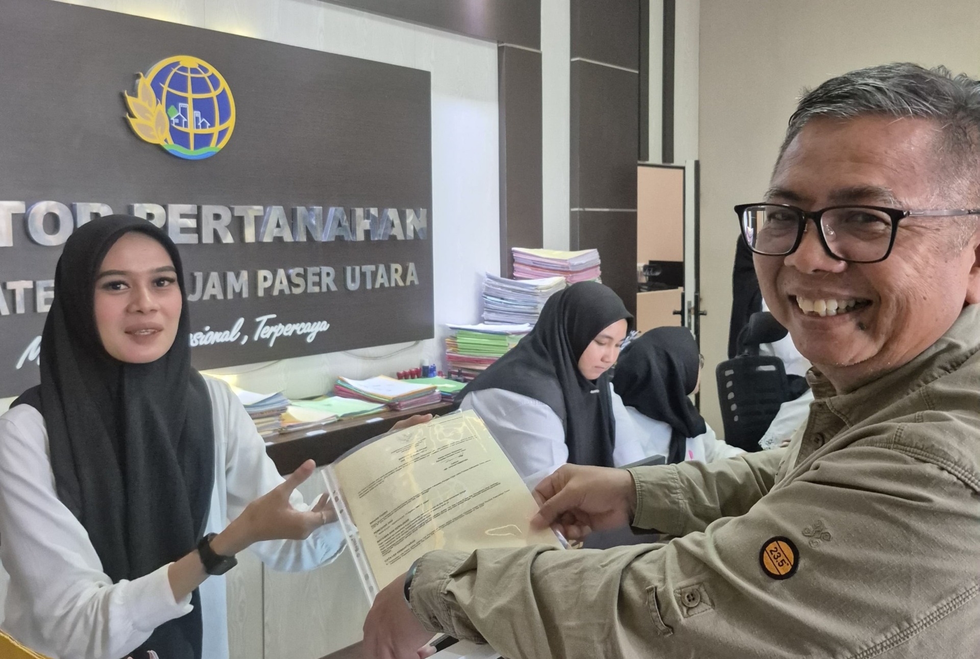 Dukung Reforma Agraria, PPU Terbitkan 4 Sertifikat Hak Pakai di HPL Badan Bank Tanah
