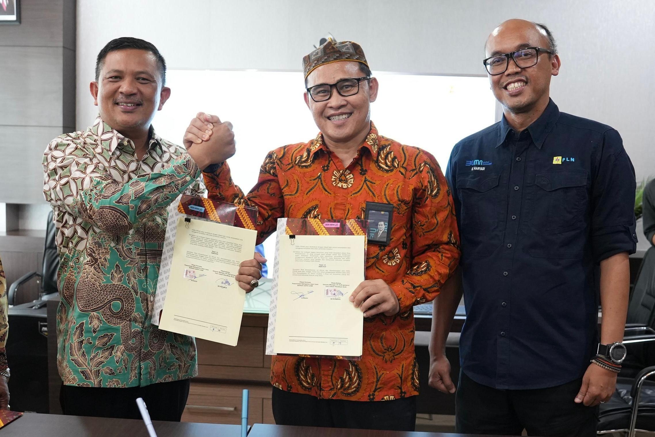 PLN Gandeng Pemkab Gayo Lues Kembangkan Potensi Hidro