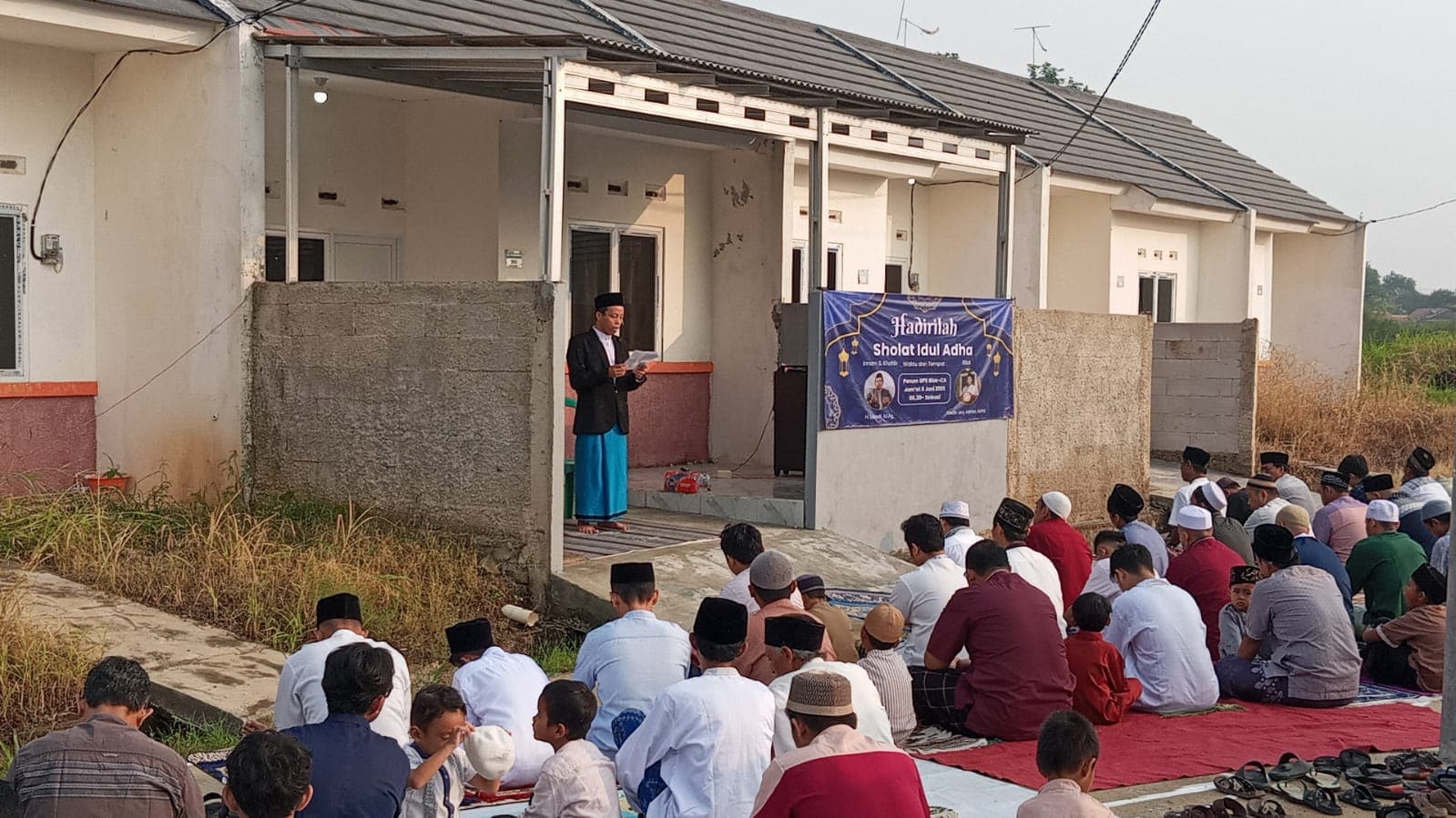 Warga Perumahan GPS Gelar Sholat Idul Adha dan Kurban Perdana dengan Penuh Kebersamaan