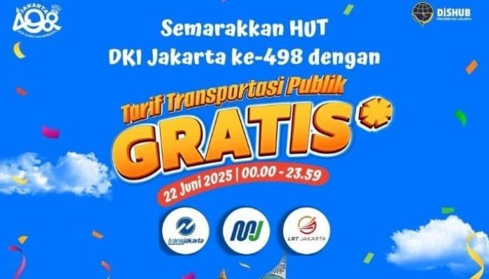 PROMO Cuma Rp1 Naik Transjakarta, LRT, MRT Khusus Hari Ini Momen Ulang Tahun Jakarta ke-498, Ini Syaratnya