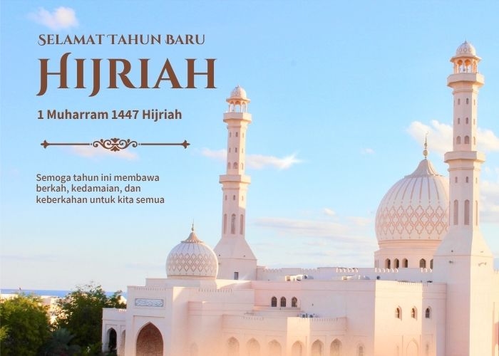 15 Desain Ucapan Tahun Baru Islam 2025 yang Berkesan, Siap Ramaikan Medsosmu!