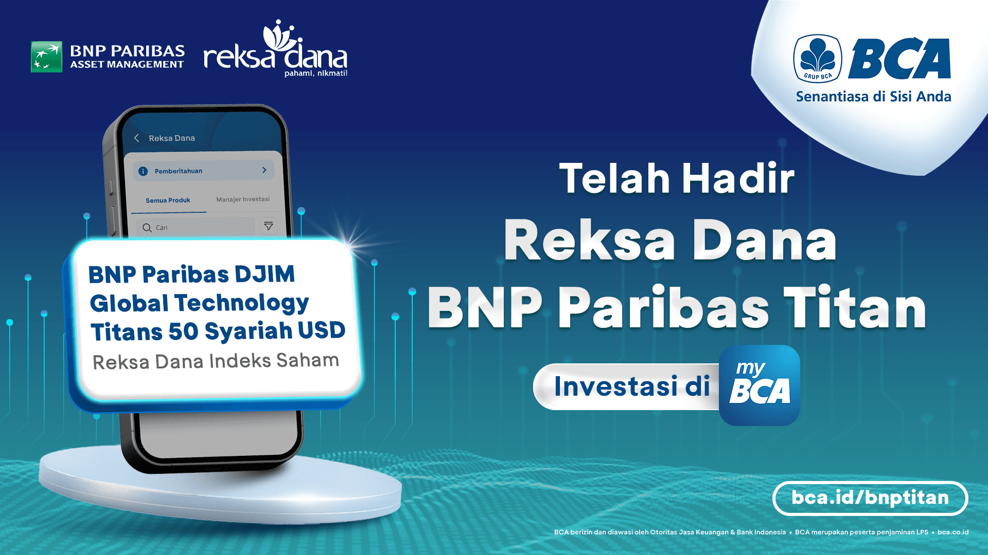 BCA dan BNP Paribas Asset Management Hadirkan Reksa Dana Syariah Indeks Offshore Pertama di BCA