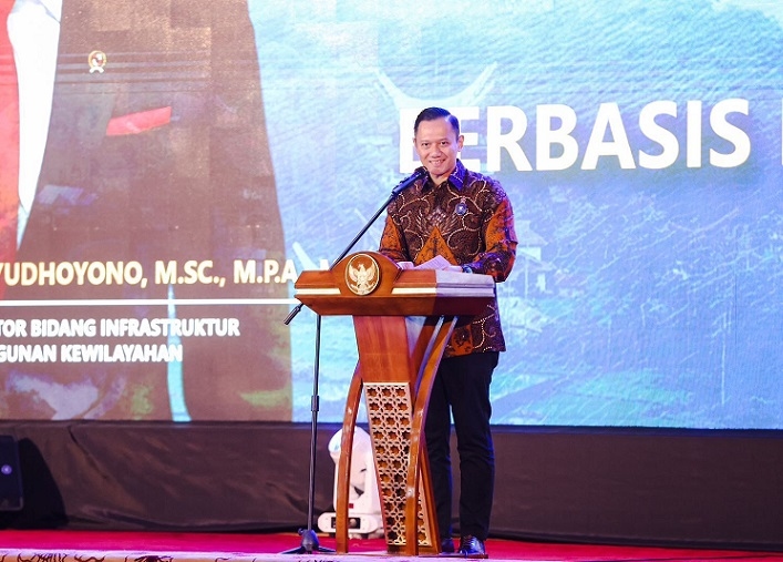 Menko AHY: Infrastruktur Bisa Dihadirkan jika Tata Ruangnya Ditetapkan dengan Benar