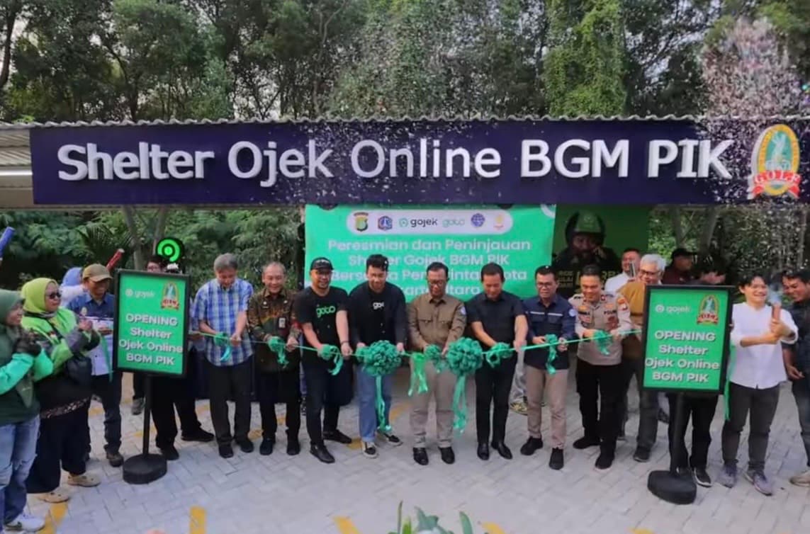 Shelter Ojol Baru di PIK Tuai Apresiasi Driver: Bisa Nge-charge, Ada WiFi dan Musala