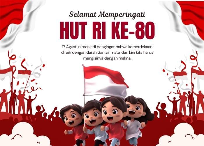 15 Inspirasi Desain Poster HUT RI ke-80 untuk Lomba 17 Agustus, Tinggal Klik Link di Sini!