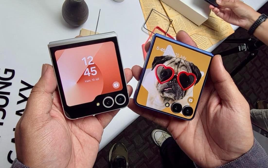 Cara Menambah Aplikasi di Layar Penutup Galaxy Z Flip7