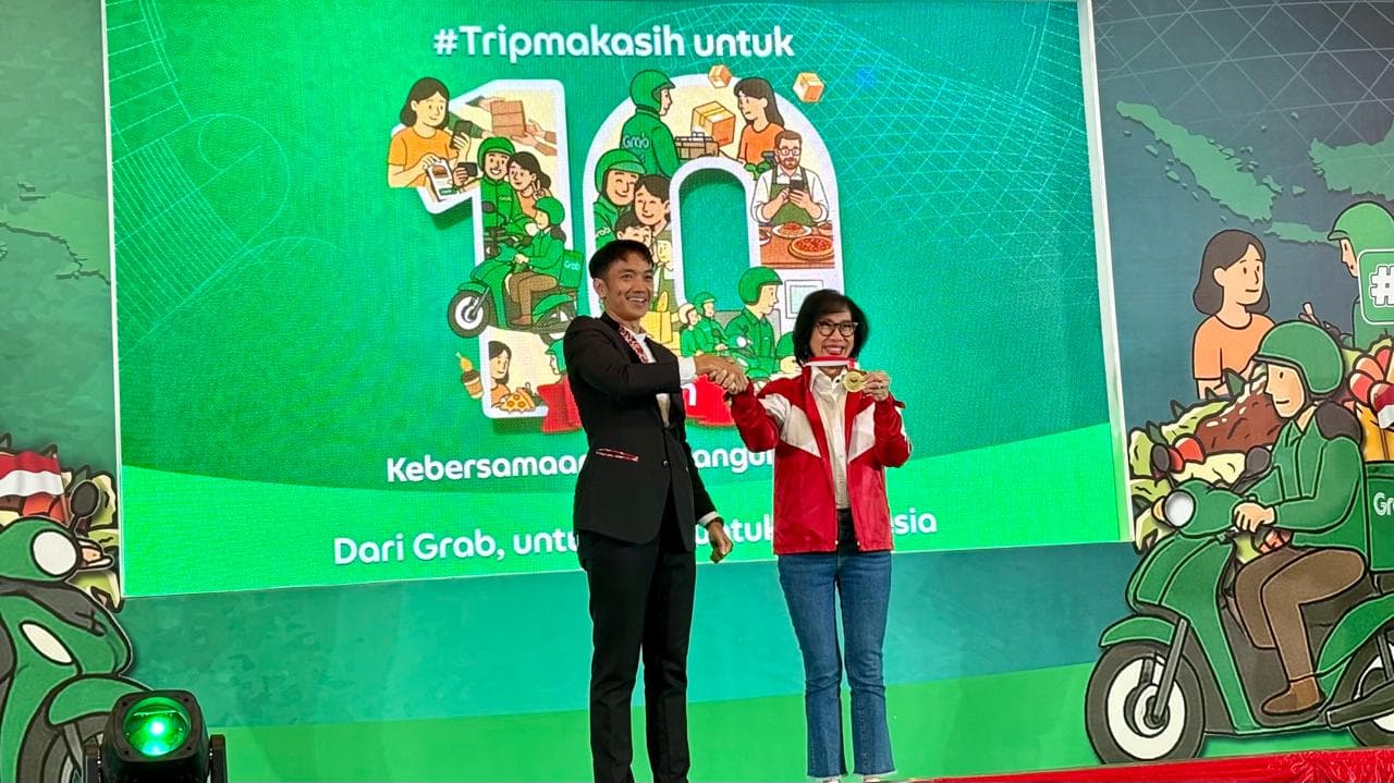 GrabBike Rayakan 10 Tahun dan HUT RI ke-80 dengan Pecahkan Rekor MURI