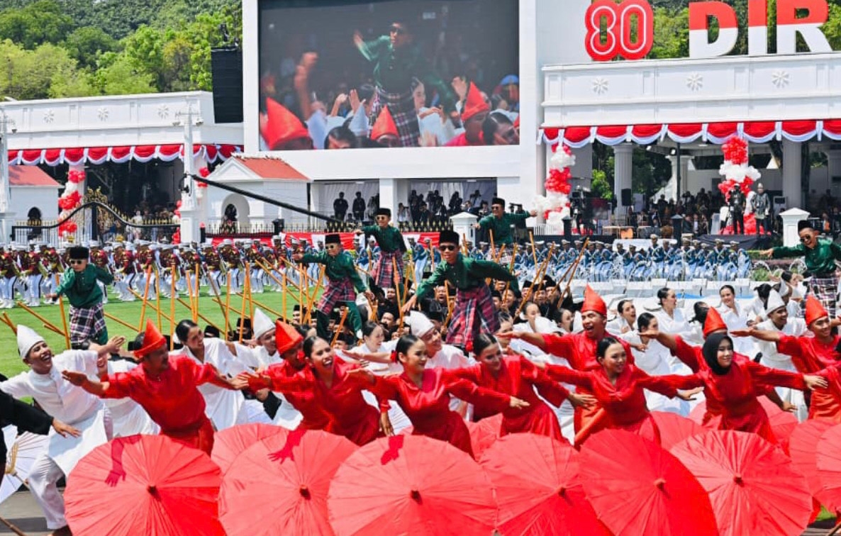 Keseruan HUT Ke-80 RI di Istana, Ada Pencak Silat Iko Uwais hingga Kolaborasi Seni Anak Bangsa