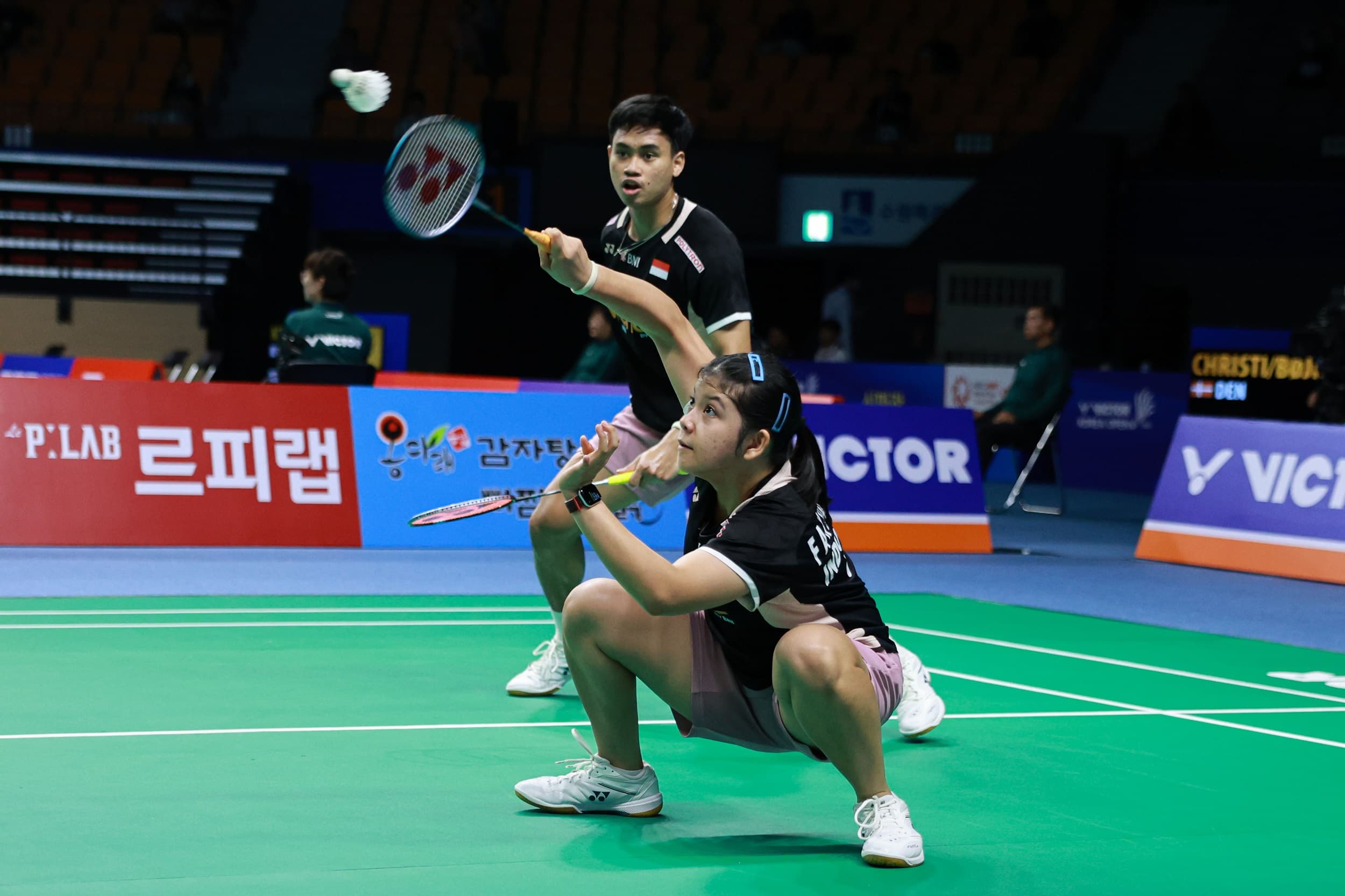 Korea Terbuka: Jafar/Felisha Takluk dari Duet Senior Denmark, Ginting Masih Sulit Tembus 8 Besar
