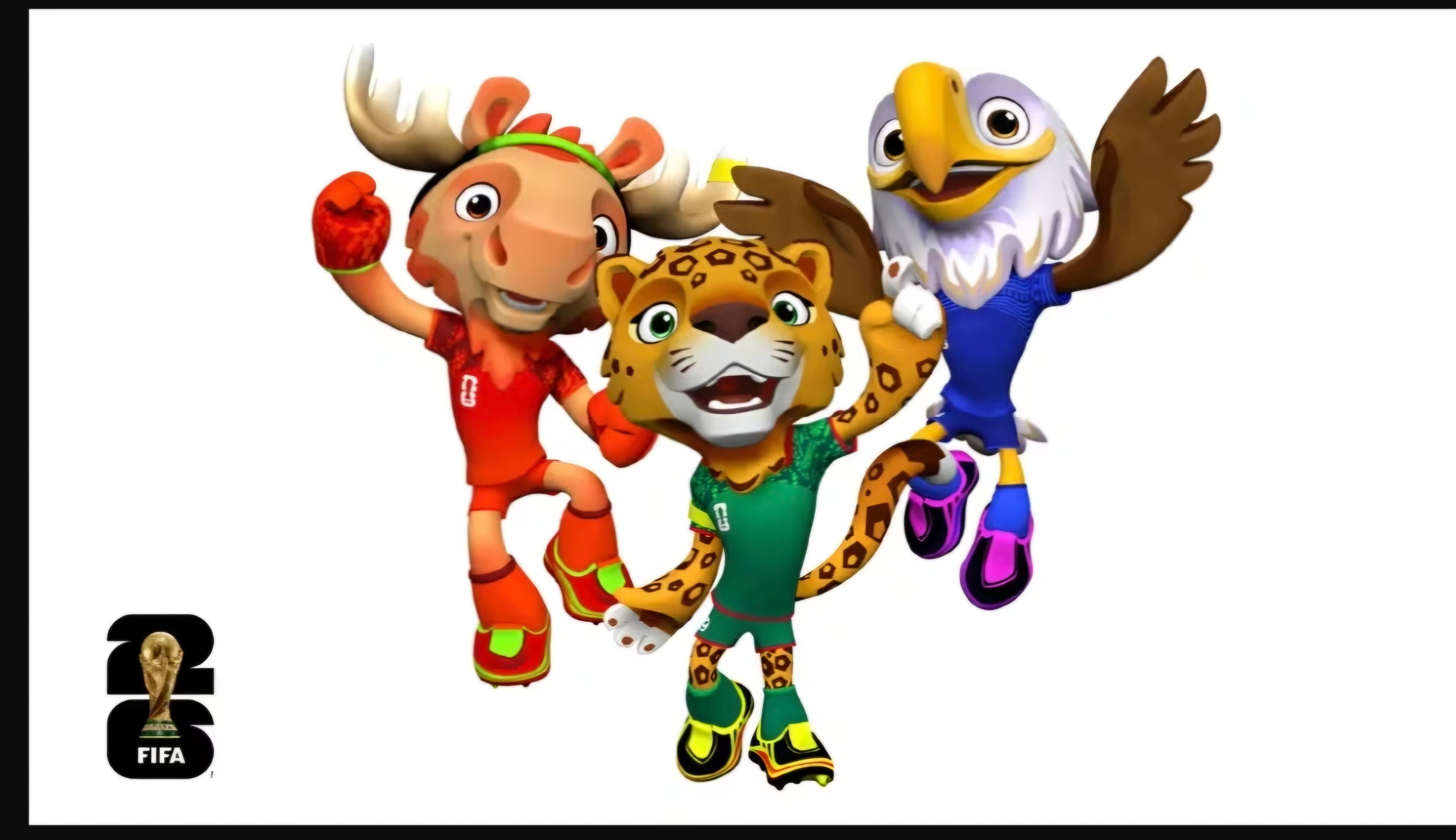 FIFA Resmi Perkenalkan 3 Maskot Piala Dunia 2026: Maple, Zayu dan Clutch