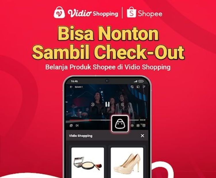 Shopee dan Vidio Hadirkan Fitur Vidio Shopping, Cara Baru Belanja Praktis Sambil Nonton Tayangan