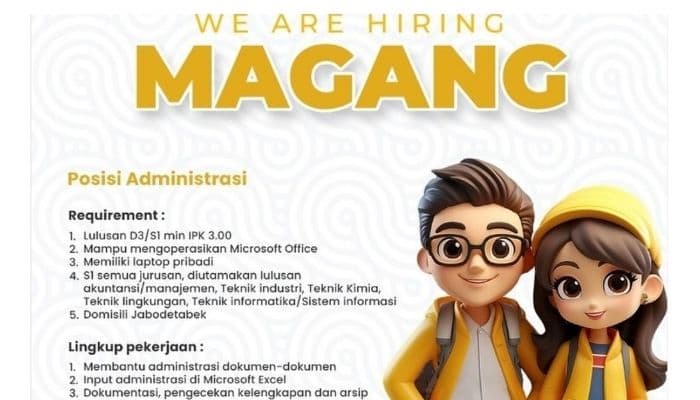 Link Daftar Magang PAM Jaya 2025, Cek Posisi dan Syaratnya!