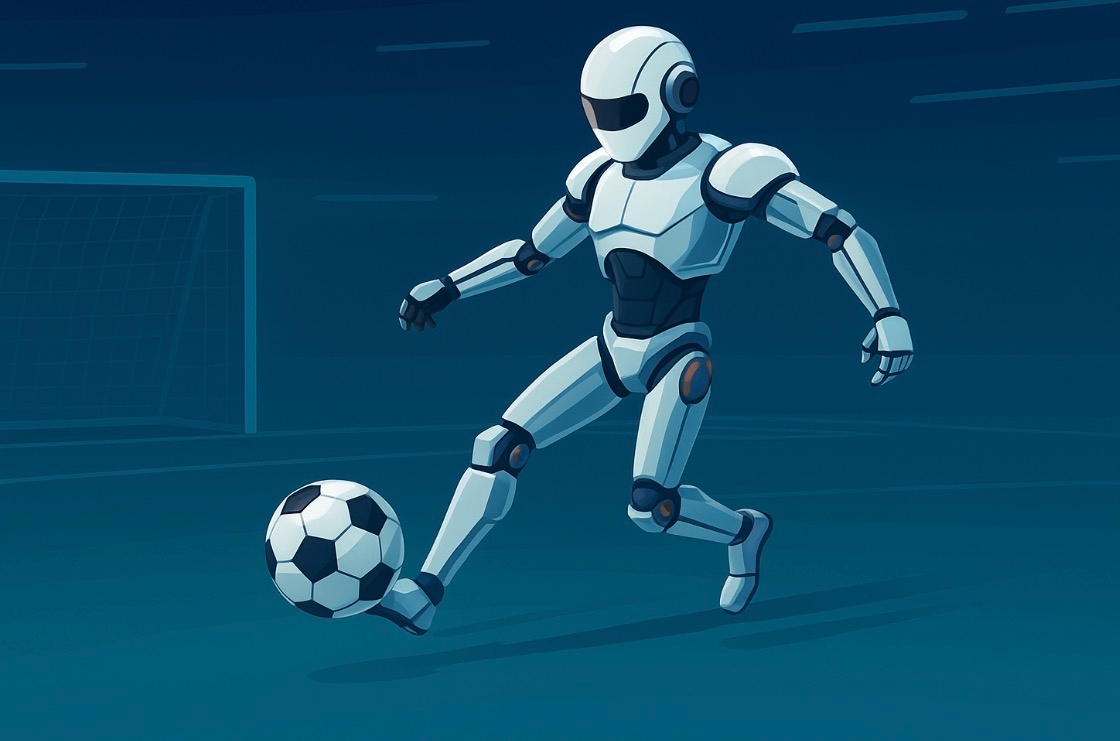 Trial Sepak Bola Robotik: Simulasi Dinamika Olah Raga Populer