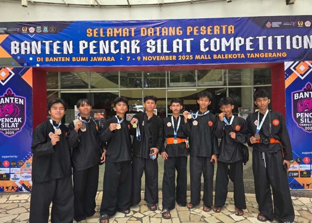 Perguruan Tapak Suci SMK Skill Village Islamic School Raih Prestasi pada Banten Pencak Silat Competition 2025