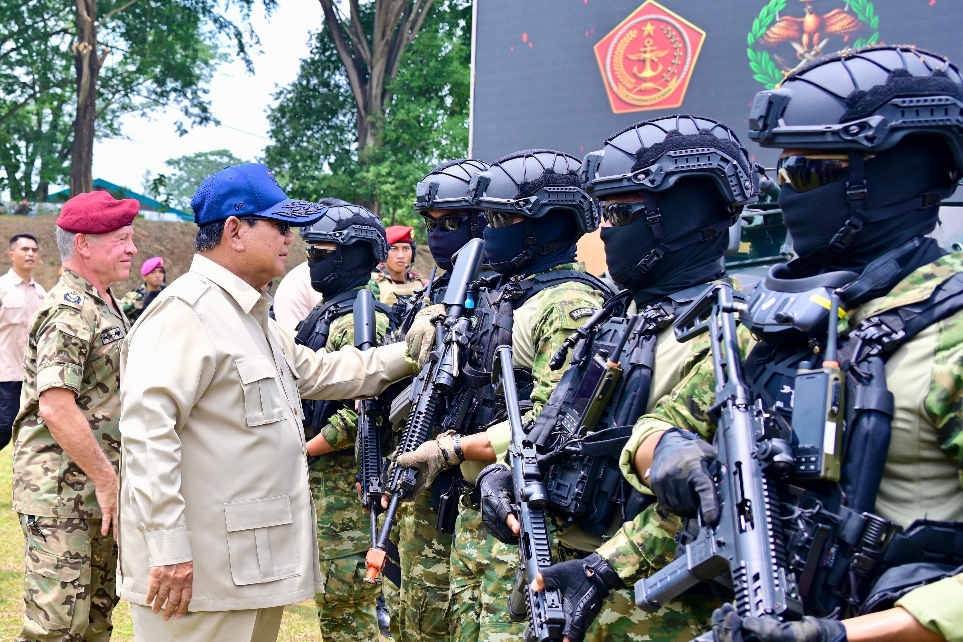 Prajurit TNI Bangga Tampil di Hadapan Presiden Prabowo dan Raja Abdullah II
