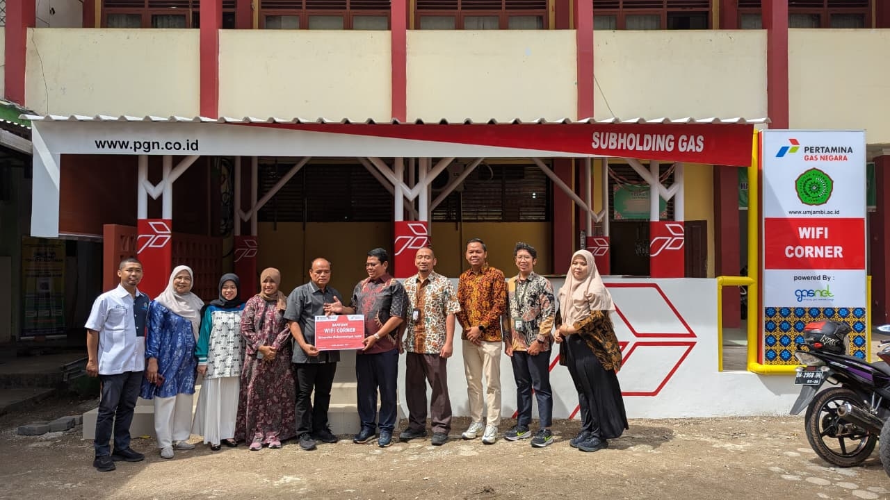 PGN Perluas Akses Internet Berkualitas untuk Mahasiswa 2 Universitas di Jambi Lewat Program WiFi Corner