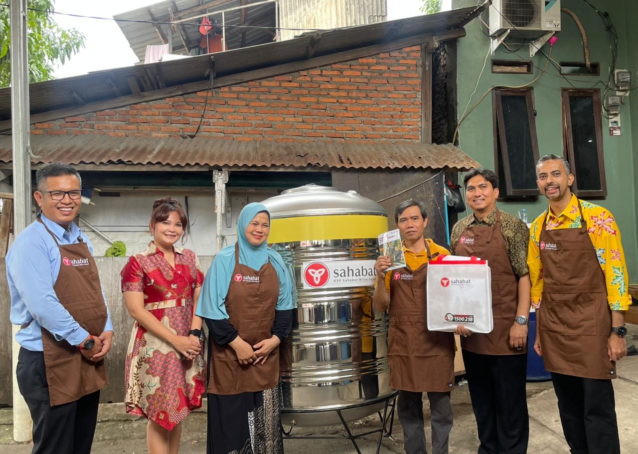 KSP Sahabat Mitra Sejati Sambangi Produsen Taoge di Pancoran