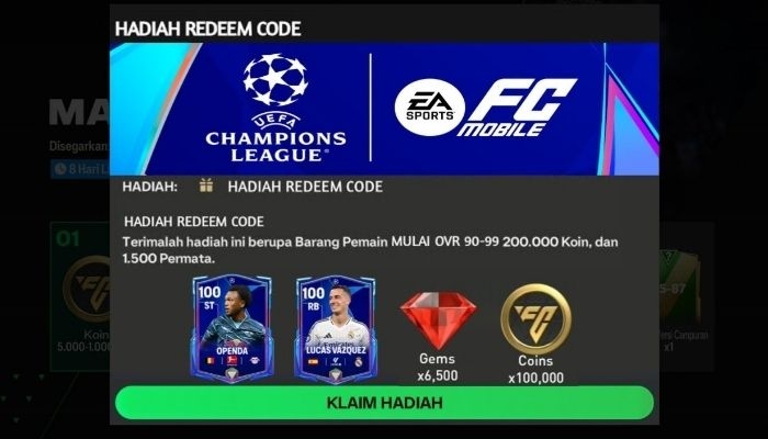 Daftar Kode Redeem FC Mobile Terbaru Hari Ini, 9 Desember: Mudah Dapatkan Hadiah Gratis dan Item Eksklusif