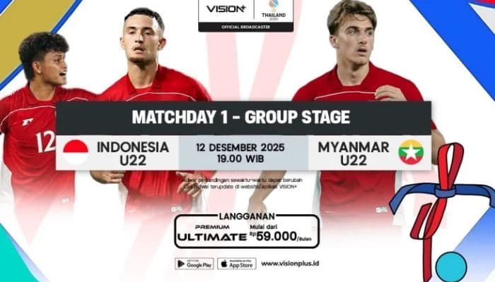 Link Live Streaming Timnas Indonesia vs Myanmar di Sea Games 2025, Jangan Sampai Terlewat!