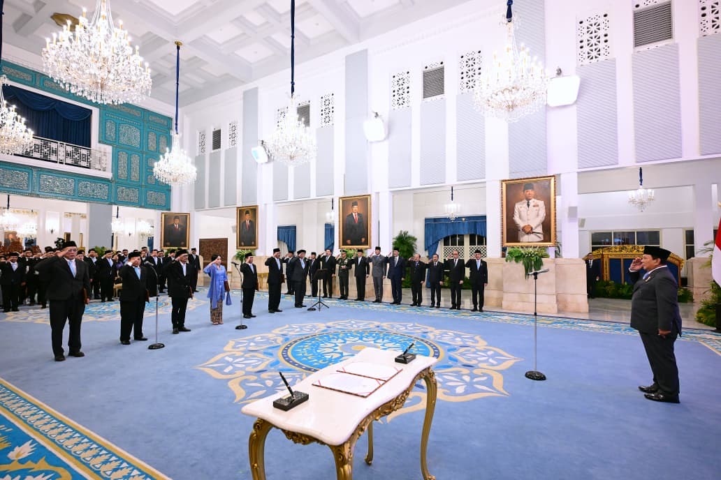 Prabowo Lantik 7 Anggota Komisi Yudisial Masa Bakti 2025–2030