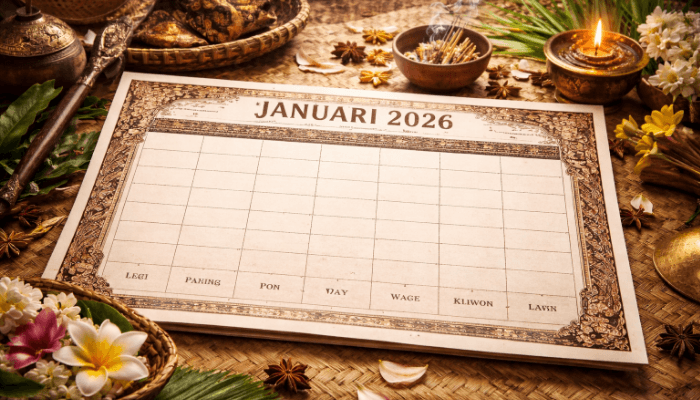 Catat! Kalender Jawa Januari 2026 Lengkap dengan Weton dan Pasaran