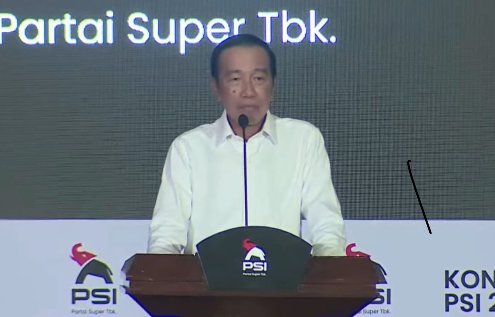 Di Rakernas PSI, Jokowi Dorong Penguatan Struktur Partai untuk Hadapi Pemilu 2029