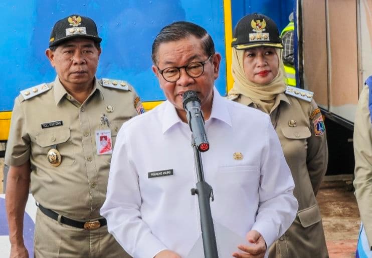 Pramono Pasang Tiga Pompa Stasioner untuk Cegah Banjir di Daan Mogot