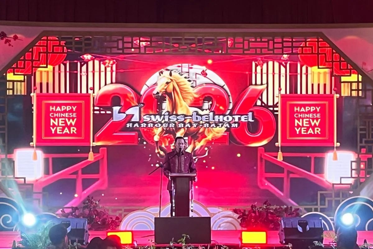 Rayakan Imlek di Batam, AHY: Harmoni Sosial dan Ekonomi Harus Beriringan